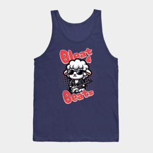 Sheep Funny Rocker - Bleat & Beats Tank Top